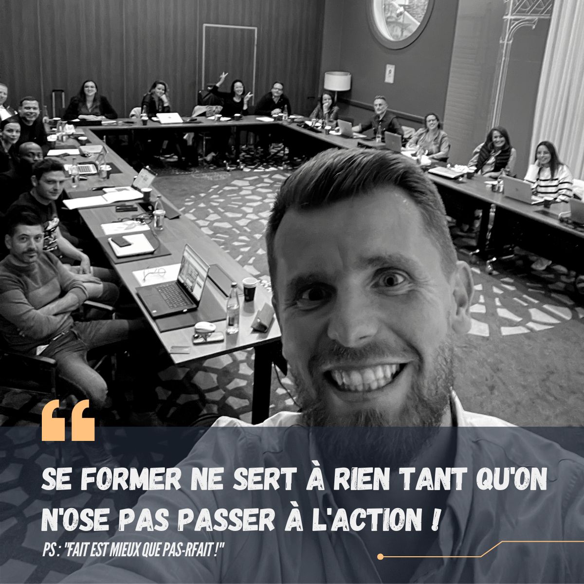 Ludo Salenne en conférence — Se former ne sert à rien tant qu'on n'ose pas passer à l'action