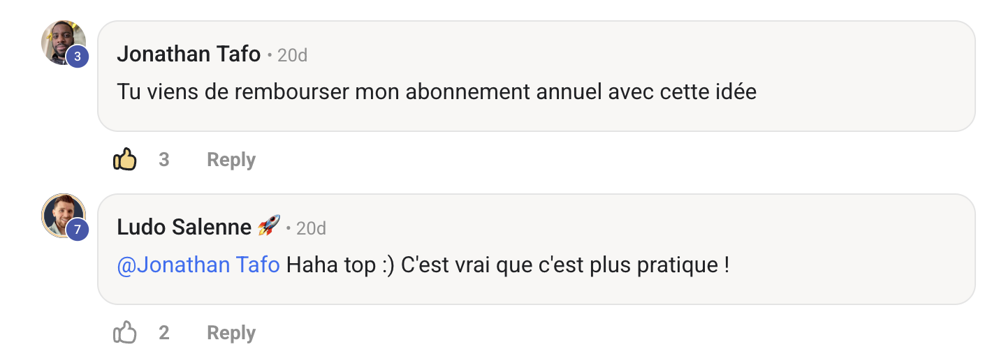 Témoignage de Jonathan Tafo — abonnement annuel rentabilisé avec une seule idée