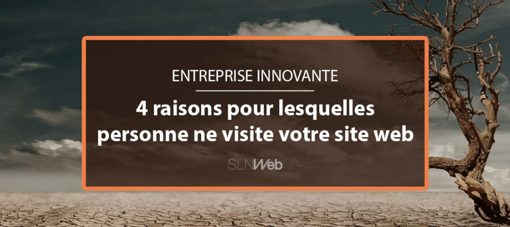 Entreprise Innovante Pourquoi Personne Ne Visite Votre Site Internet Sln Web